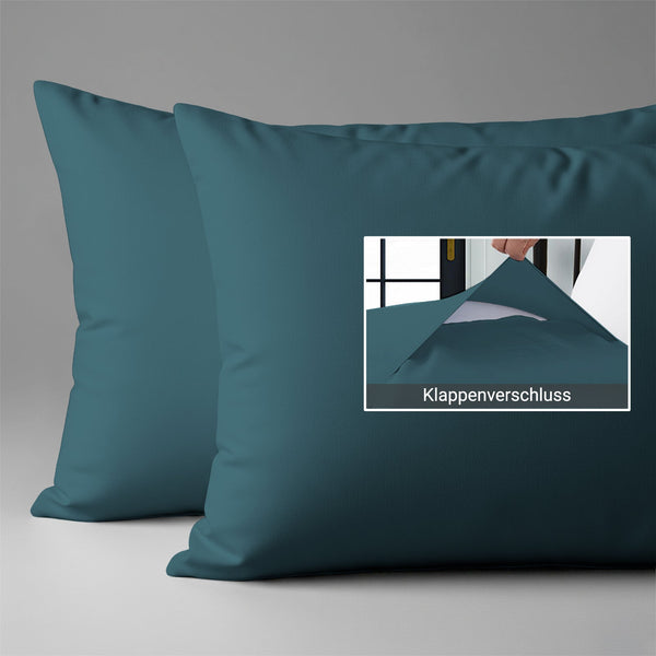 Premium Kissenbezüge mit 400 Fadenzahl aus 100% Baumwolle (2er-Set)