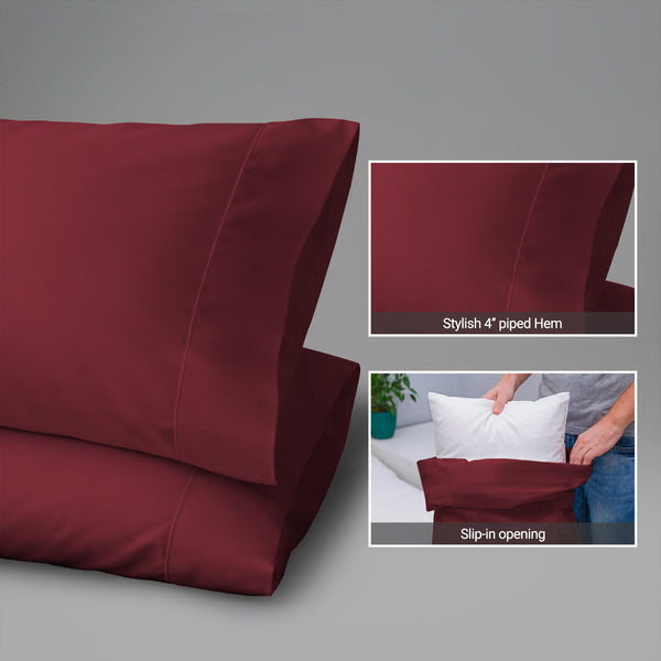 Luxury 800 Thread Count 100% Cotton Pillowcases