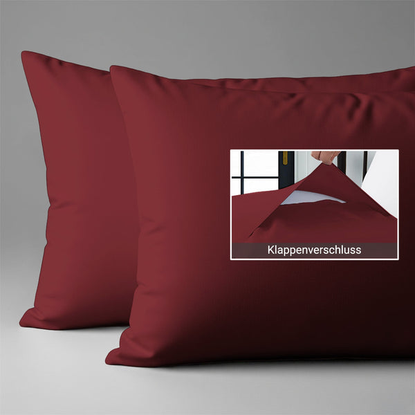 Premium Kissenbezüge mit 400 Fadenzahl aus 100% Baumwolle (2er-Set)