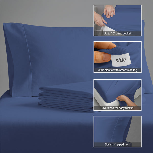 Premium 400 Thread Count 100% Cotton Sheet Set