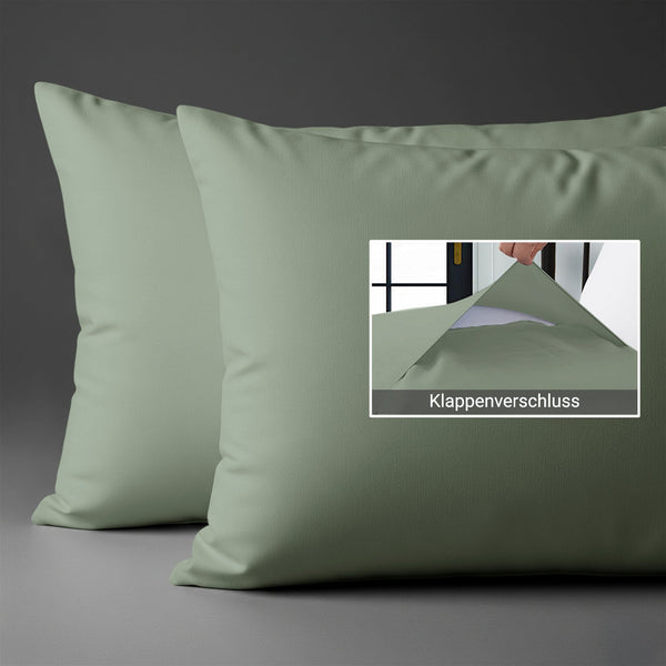 Premium Kissenbezüge mit 400 Fadenzahl aus 100% Baumwolle (2er-Set)