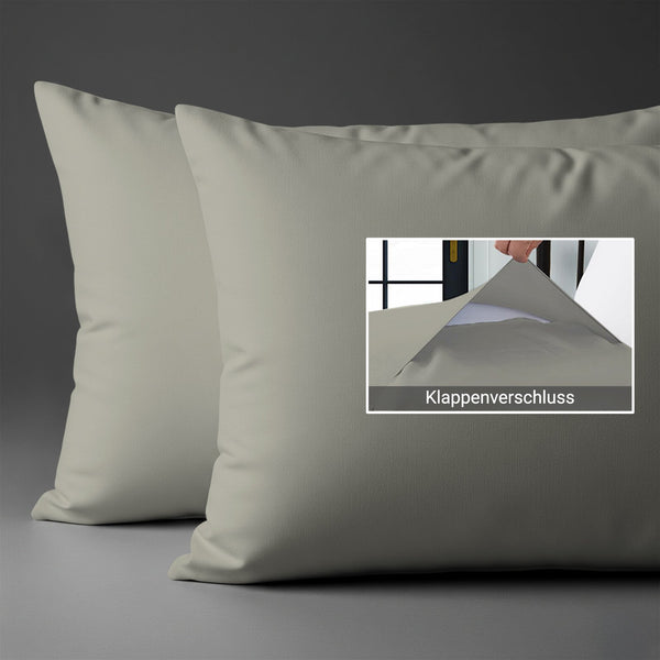 Premium Kissenbezüge mit 400 Fadenzahl aus 100% Baumwolle (2er-Set)