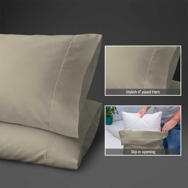 Percale 100% Cotton Pillowcases