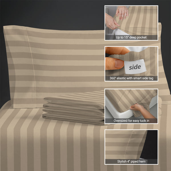 Premium 300 Thread Count 100% Cotton Sheet Set