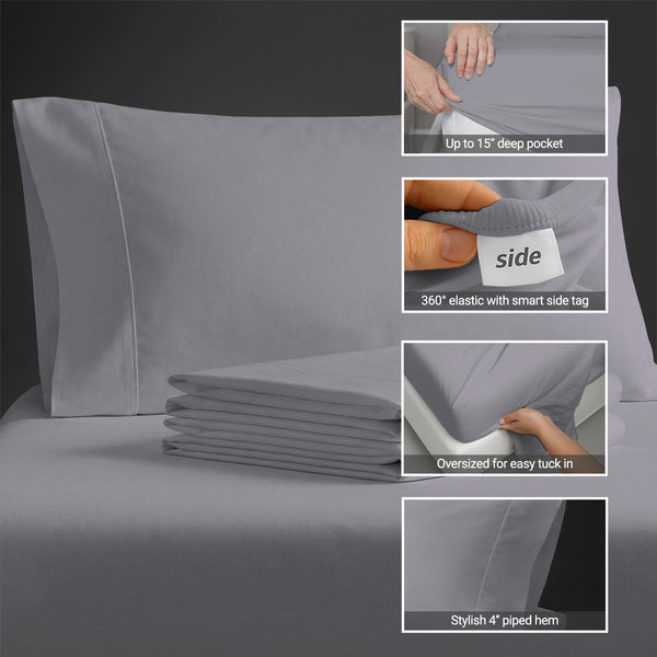 Premium 400 Thread Count 100% Cotton Sheet Set