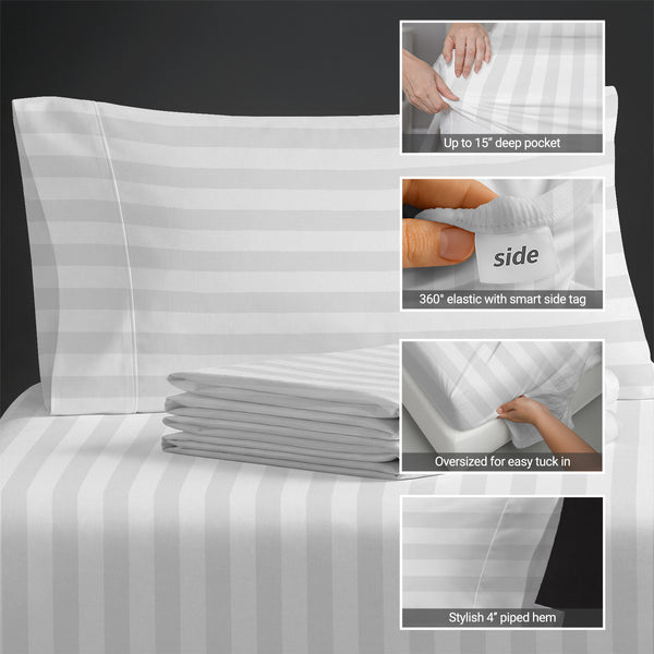 Premium 300 Thread Count 100% Cotton Sheet Set