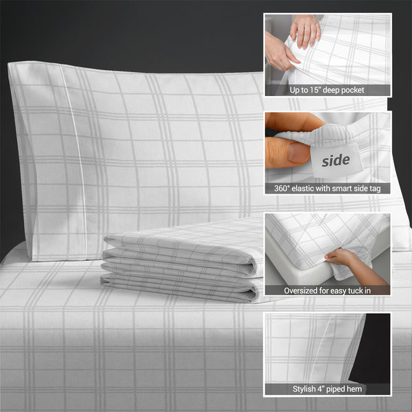 Premium 300 Thread Count 100% Cotton Sheet Set
