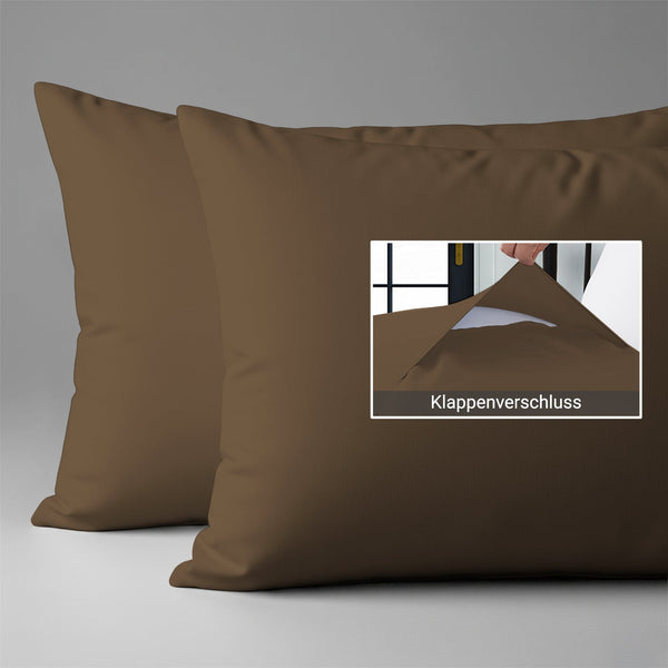Premium Kissenbezüge mit 400 Fadenzahl aus 100% Baumwolle (2er-Set)
