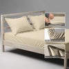 Premium 400 Thread Count 100% Cotton Fitted Sheet