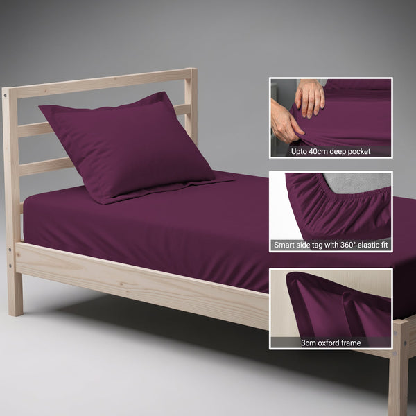 Premium 400 Thread count 100% Cotton Fitted Sheet