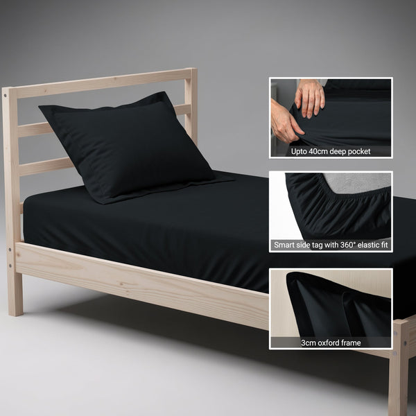Premium 400 Thread count 100% Cotton Fitted Sheet