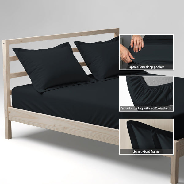 Premium 400 Thread Count 100% Cotton Fitted Sheet