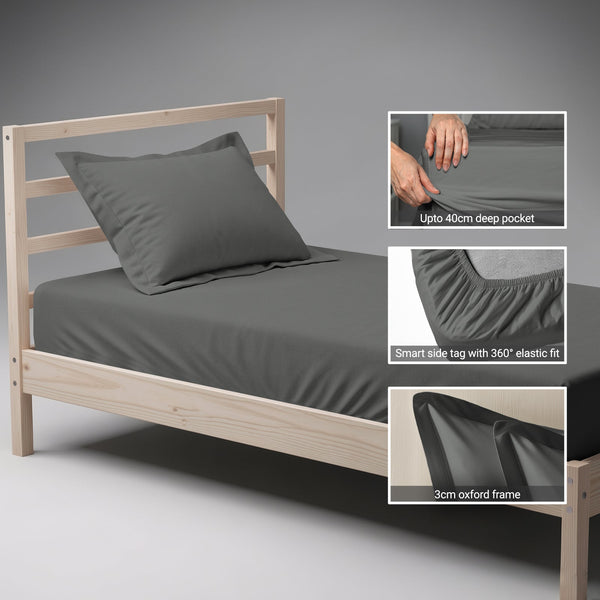 Premium 400 Thread count 100% Cotton Fitted Sheet