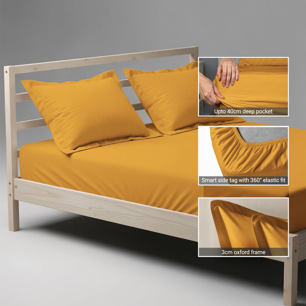 Premium 400 Thread Count 100% Cotton Fitted Sheet