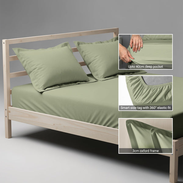 Premium 400 Thread Count 100% Cotton Fitted Sheet