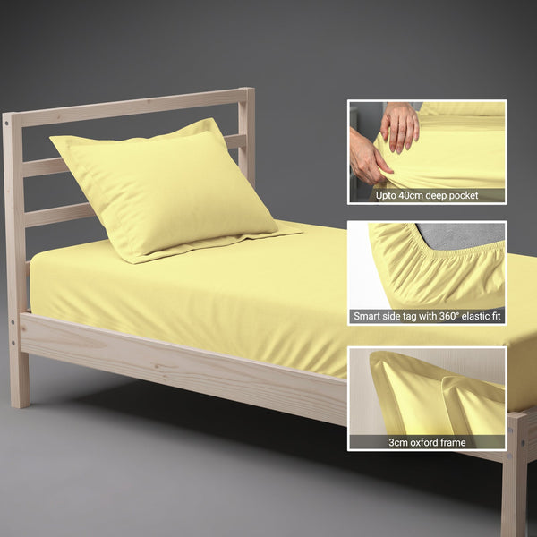 Premium 400 Thread count 100% Cotton Fitted Sheet