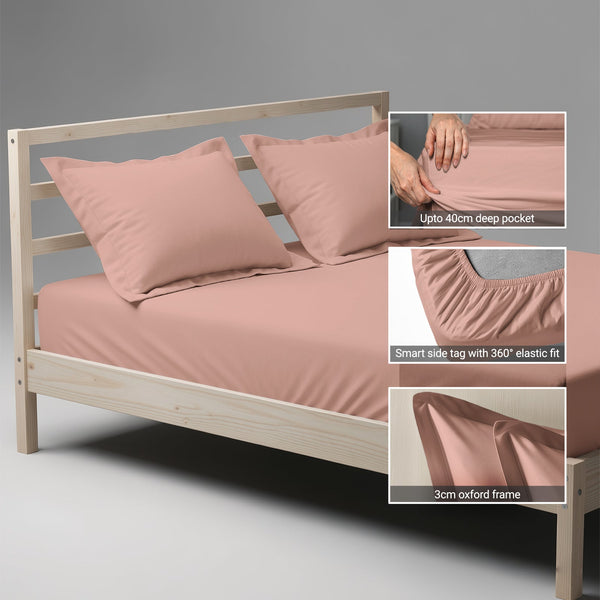 Premium 400 Thread Count 100% Cotton Fitted Sheet