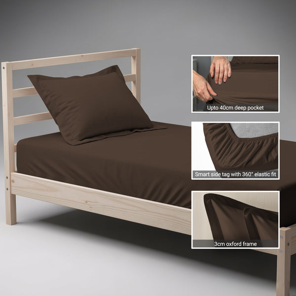 Premium 400 Thread count 100% Cotton Fitted Sheet