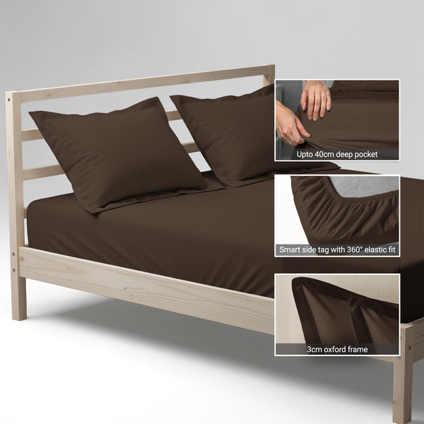 Premium 400 Thread Count 100% Cotton Fitted Sheet