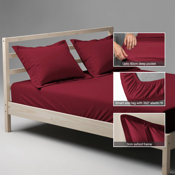 Premium 400 Thread Count 100% Cotton Fitted Sheet