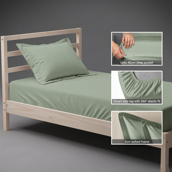 Premium 400 Thread count 100% Cotton Fitted Sheet