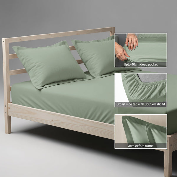 Premium 400 Thread Count 100% Cotton Fitted Sheet
