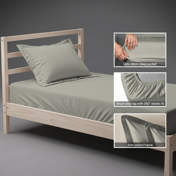 Premium 400 Thread count 100% Cotton Fitted Sheet