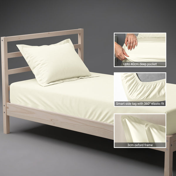 Premium 400 Thread count 100% Cotton Fitted Sheet