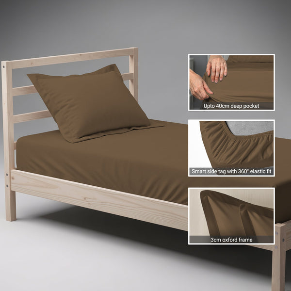 Premium 400 Thread count 100% Cotton Fitted Sheet