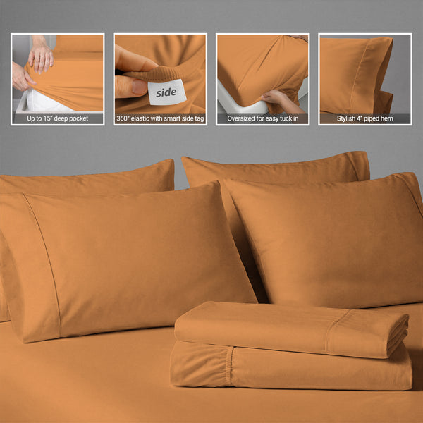 Premium 400 Thread Count 100% Cotton Sheet Set