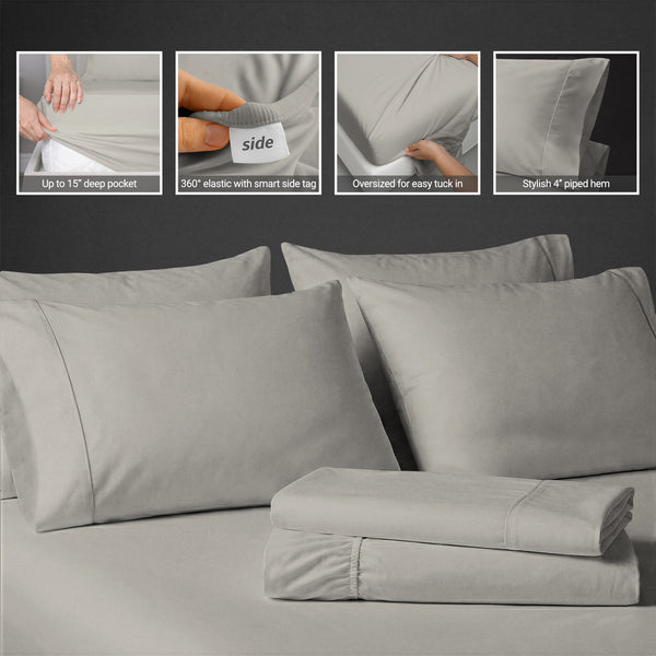 Premium 400 Thread Count 100% Cotton Sheet Set