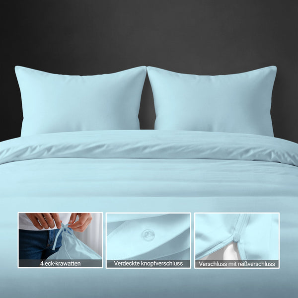 Luxus Bettbezug-Set mit 800 Fadenzahl aus 100% Baumwolle