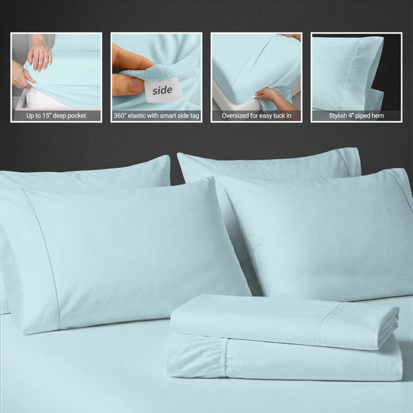Royale 1000 Thread Count 100% Cotton Sheet Set