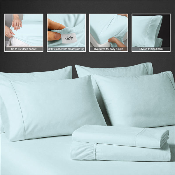 Premium 400 Thread Count 100% Cotton Sheet Set