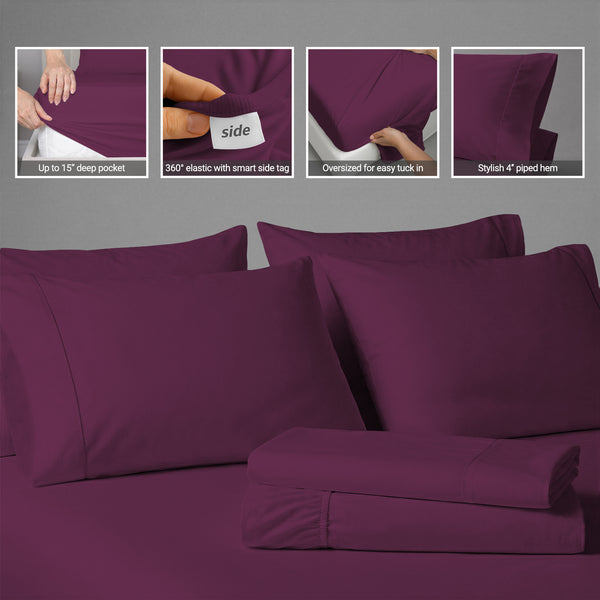 Premium 400 Thread Count 100% Cotton Sheet Set