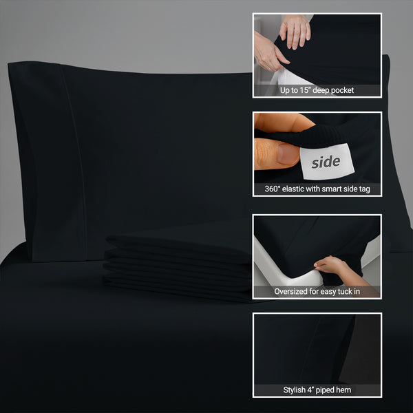 Royale 1000 Thread Count 100% Cotton Sheet Set