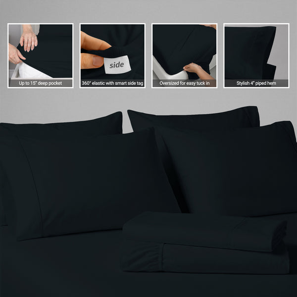 Luxury 800 Thread Count 100% Cotton Sheet Set