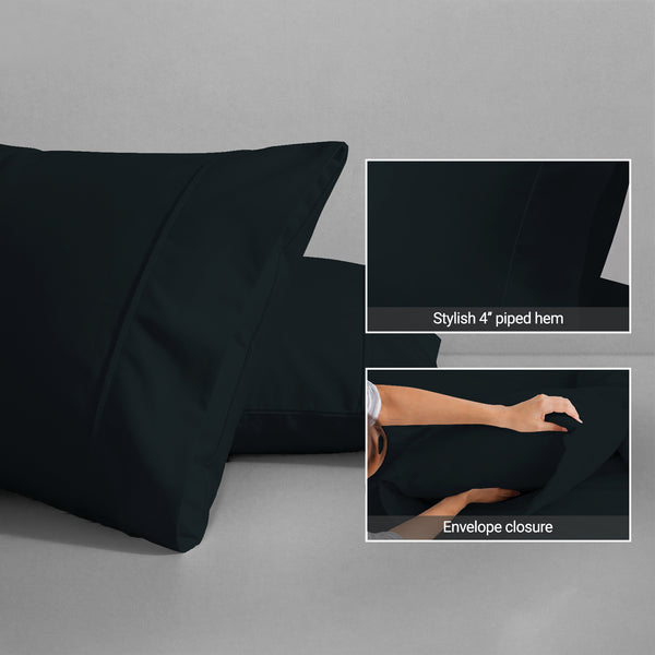 Luxury 800 Thread Count 100% Cotton Pillow Envelope Cases