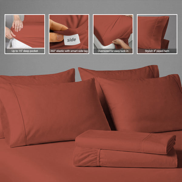Premium 400 Thread Count 100% Cotton Sheet Set