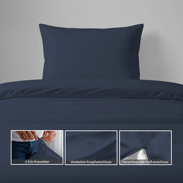 Luxus Bettbezug-Set mit 800 Fadenzahl aus 100% Baumwolle
