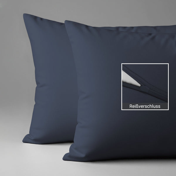 Perkal Bettbezug-Set aus 100% Baumwolle