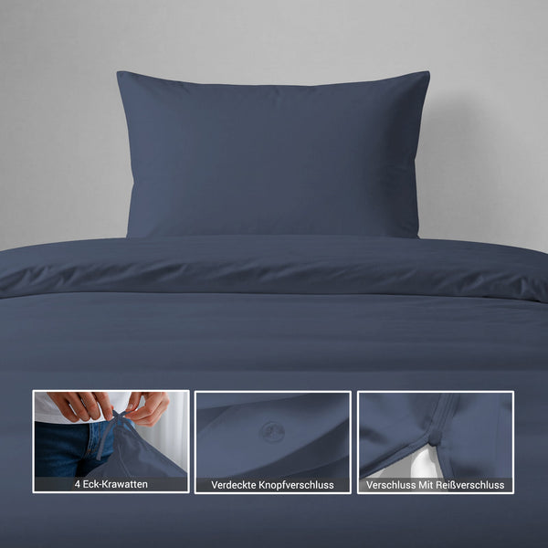 Luxus Bettbezug-Set mit 800 Fadenzahl aus 100% Baumwolle