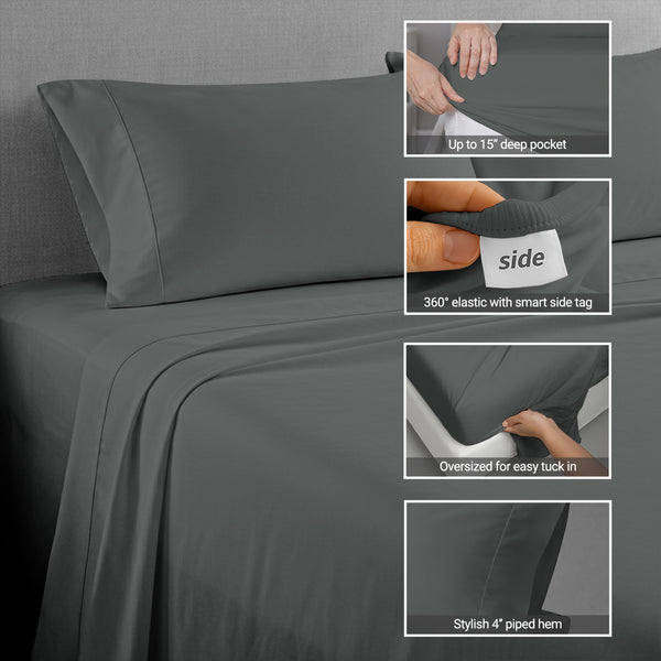 Percale 100% Cotton Sheet Set