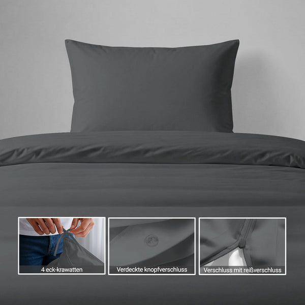 Deluxe 600 Thread Count 100% Cotton Duvet Cover Set