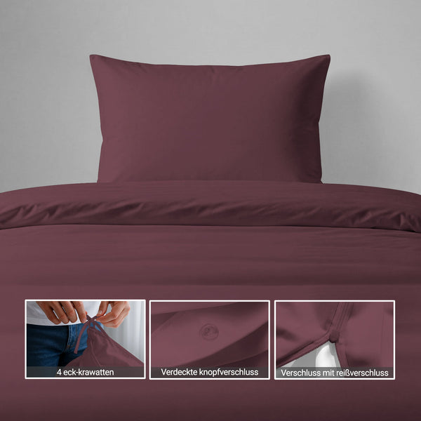 Deluxe 600 Thread Count 100% Cotton Duvet Cover Set