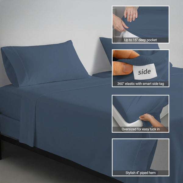 Royale 1000 Thread Count 100% Cotton Sheet Set