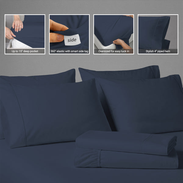 Premium 400 Thread Count 100% Cotton Sheet Set