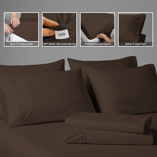 Premium 400 Thread Count 100% Cotton Sheet Set