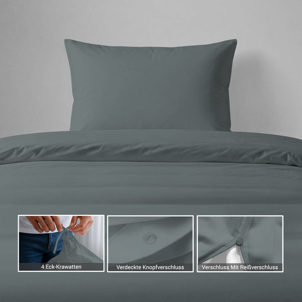 Luxus Bettbezug-Set mit 800 Fadenzahl aus 100% Baumwolle