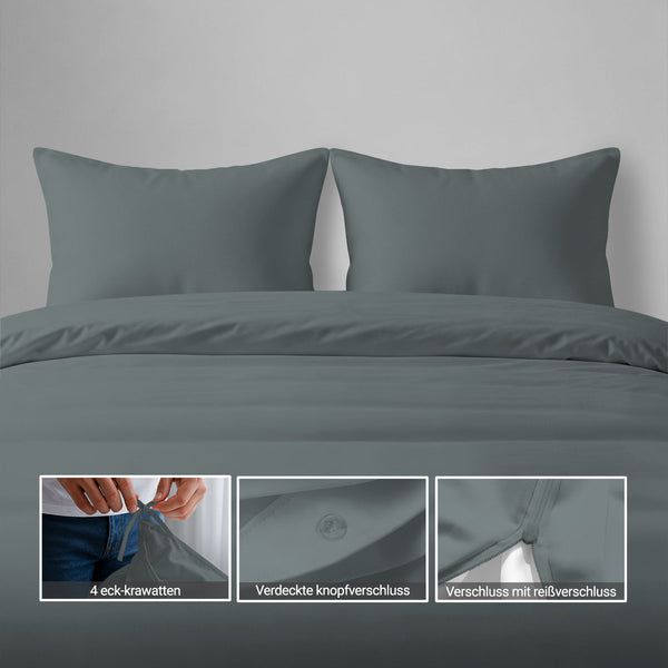 Luxus Bettbezug-Set mit 800 Fadenzahl aus 100% Baumwolle